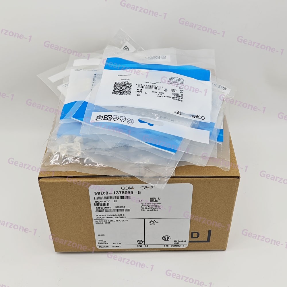 Fits Commscope USL600-BLUE Uniprise SL-Series RJ45 Cat6 Jack, Blue Keystone US