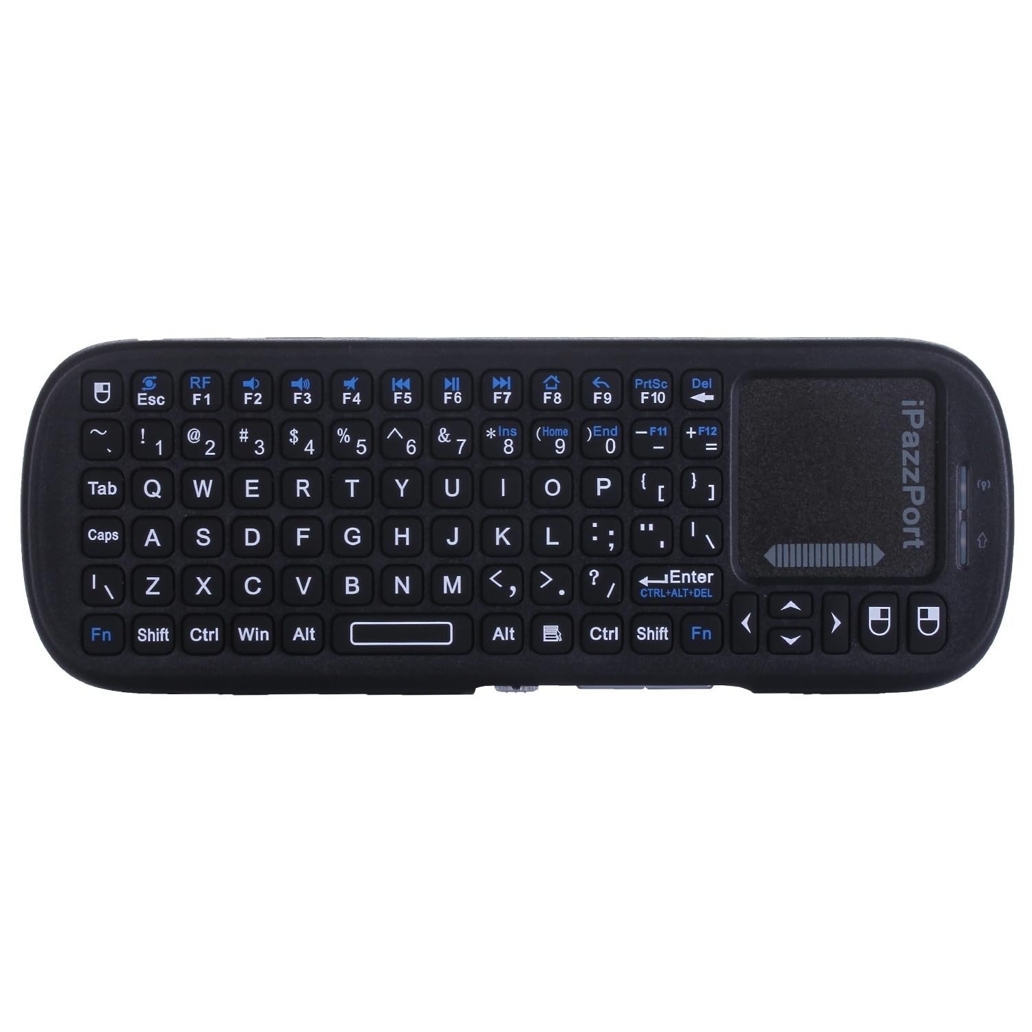 iPazzPort 2.4G+Bluetooth Wireless Mini Keyboard with Touchpad and Mouse Compact
