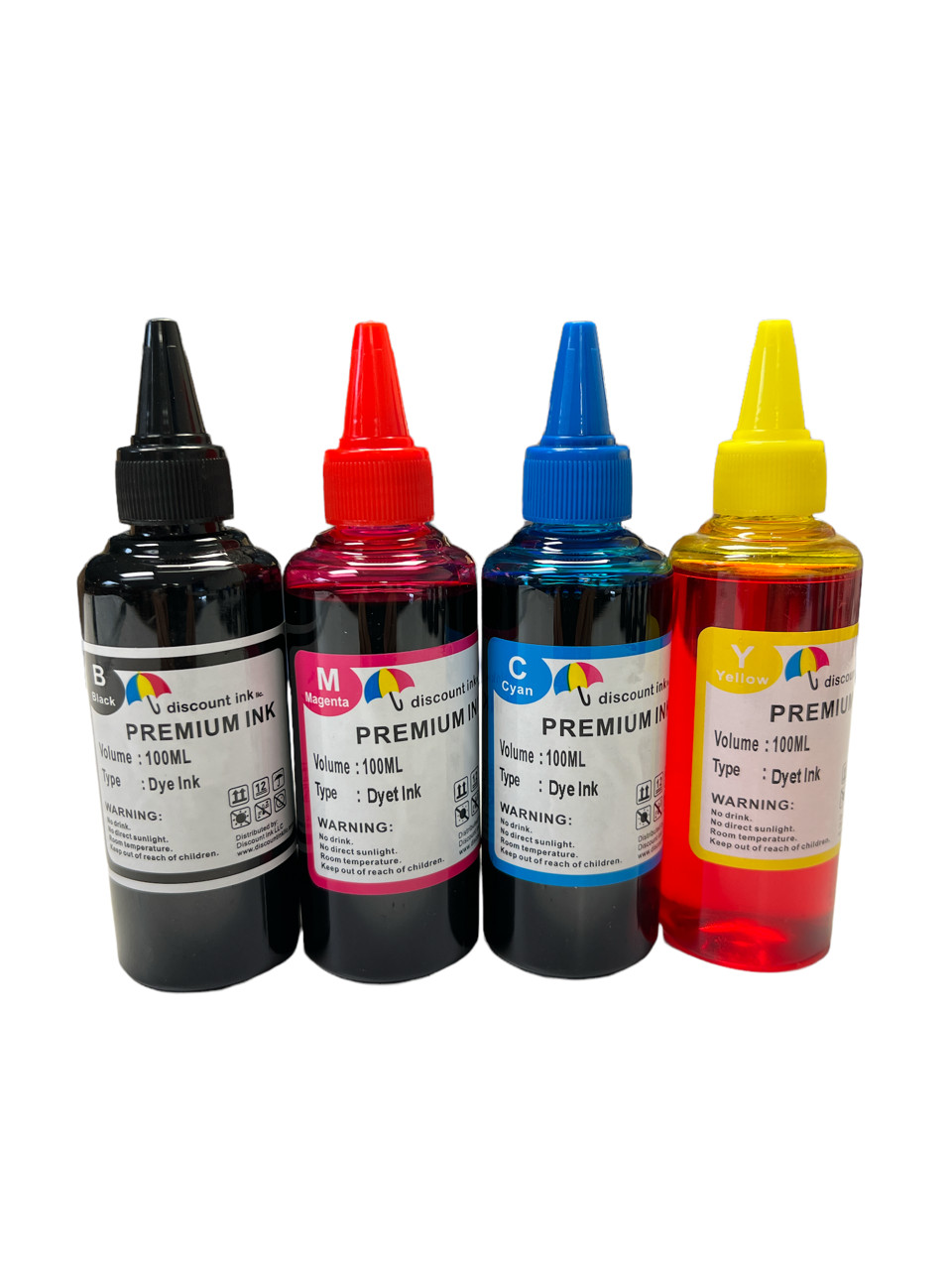 4X100ml Bulk Refill UV INK for Epson using # 664 Eco Tank ET-2500 ET-2550