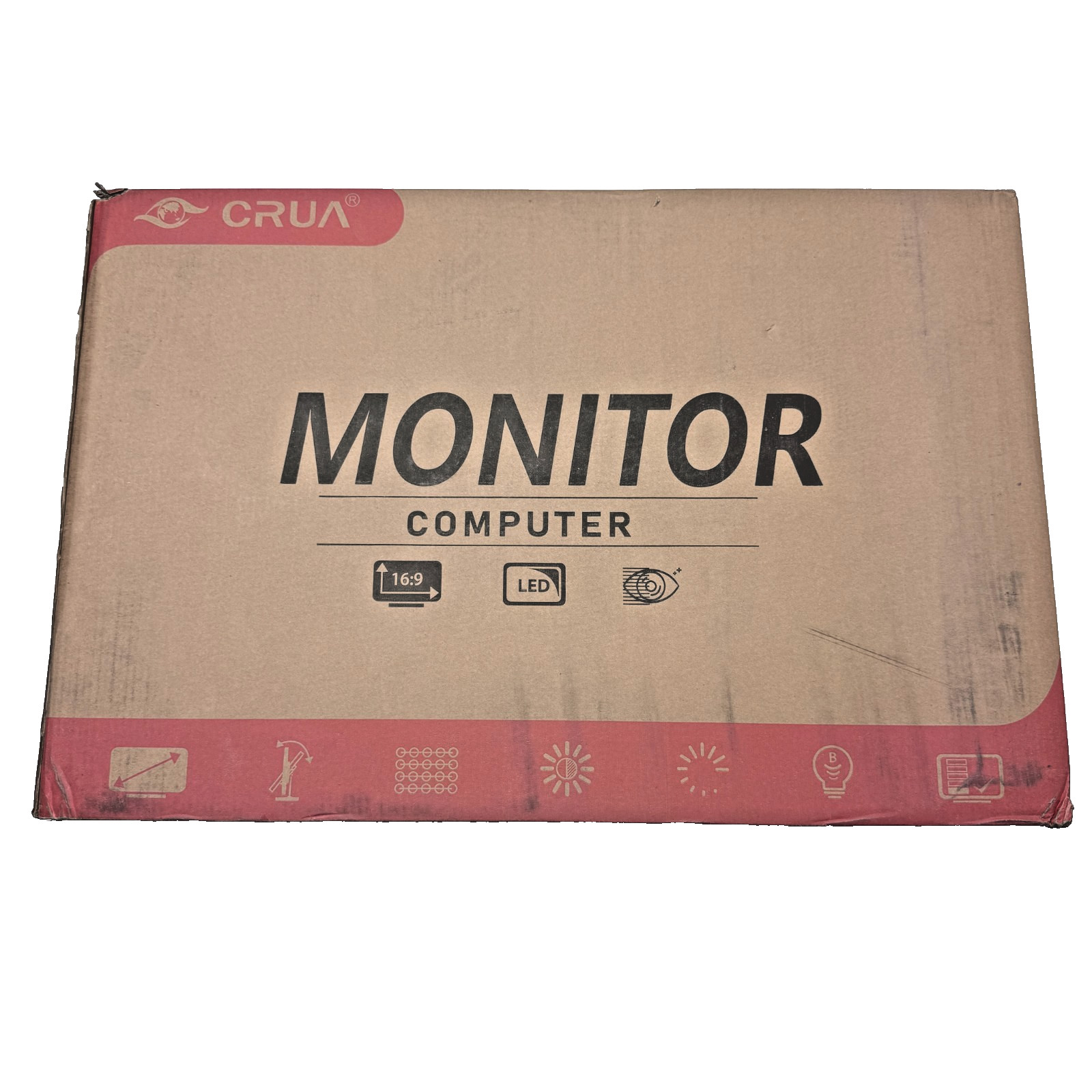 CRUA G220A 22" Super Monitor White 1K 100Hz Computer Monitor