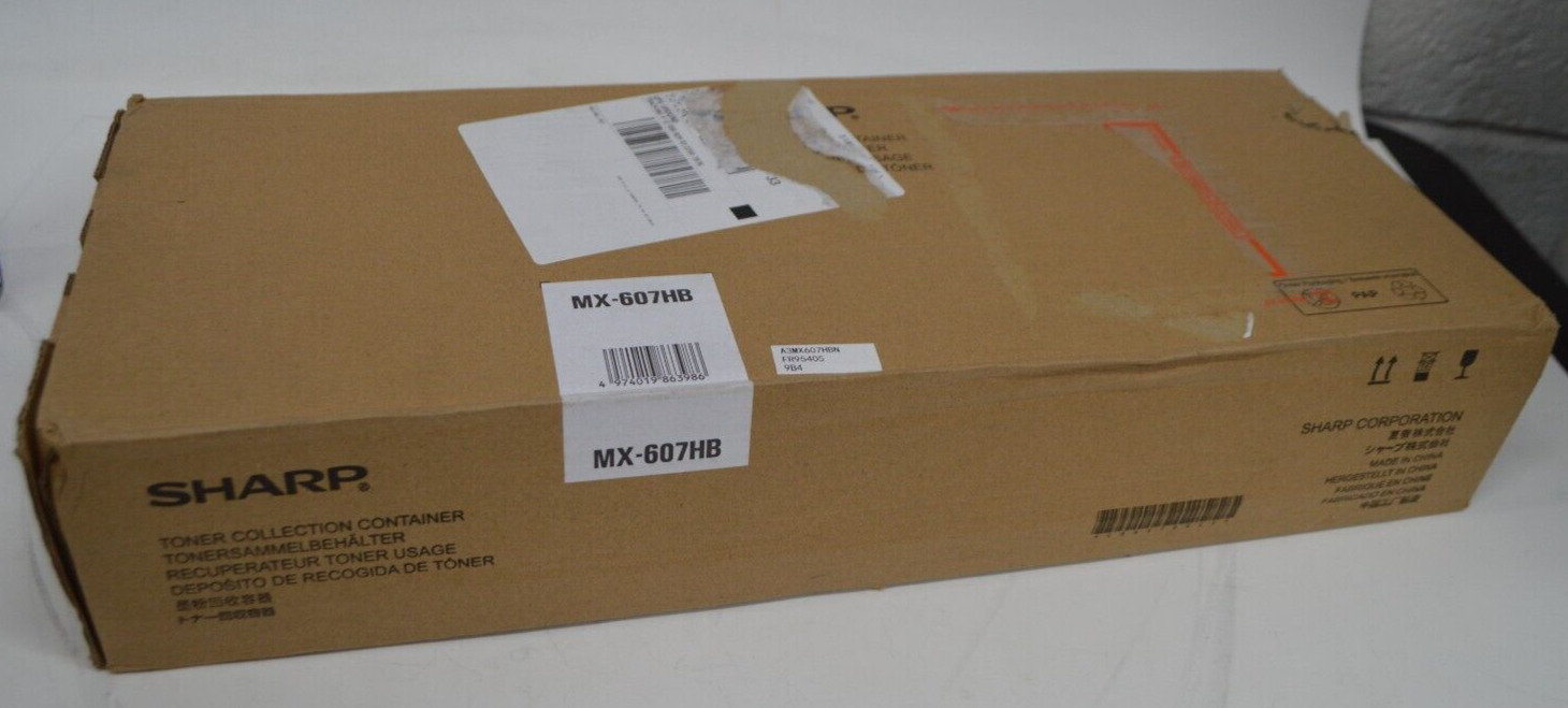 Brand NEW Genuine Sharp MX-607HB Toner Collection Container