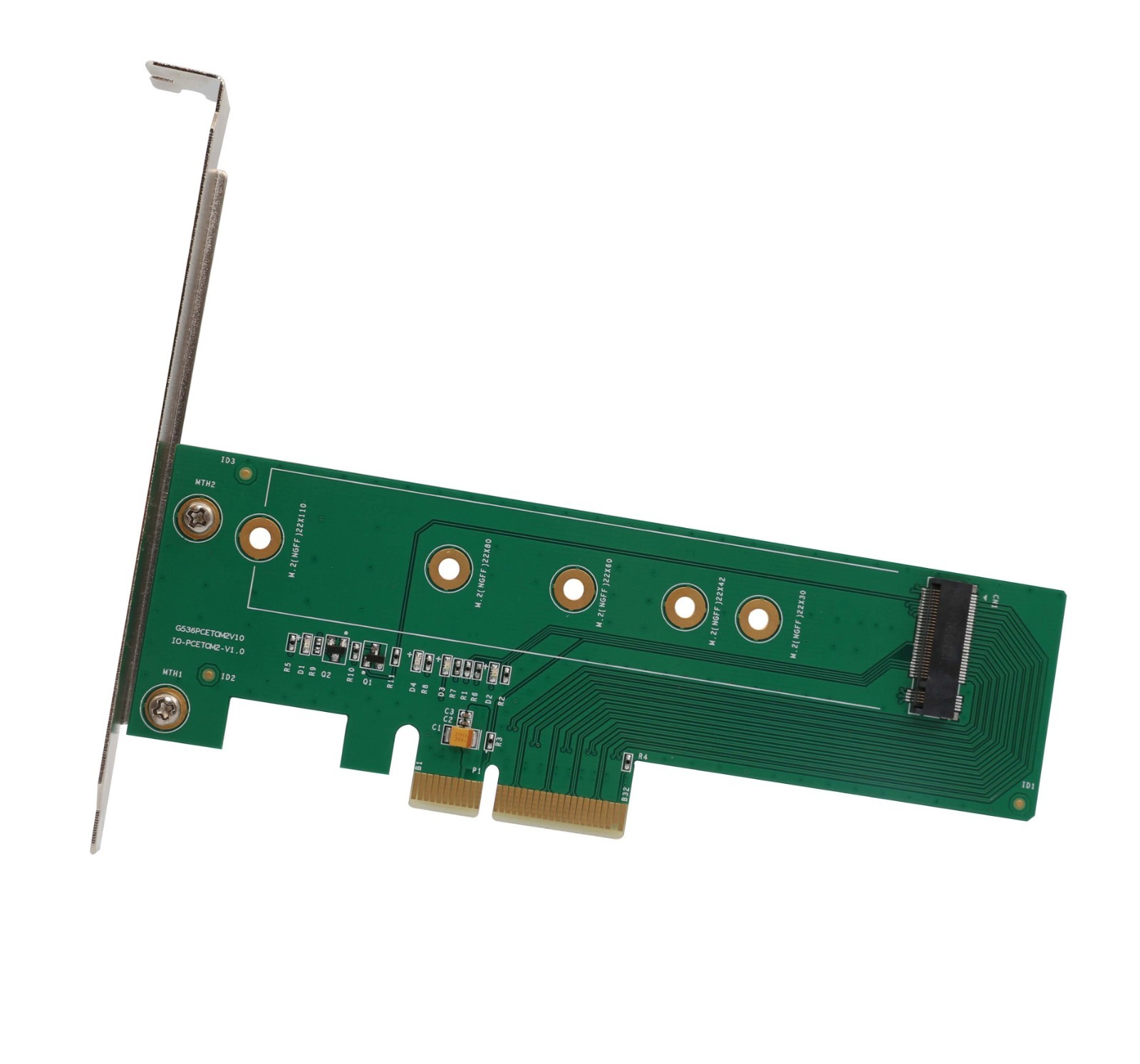 M.2 NVMe PCI-e M-key To PCI-e 3.0 x4 Card