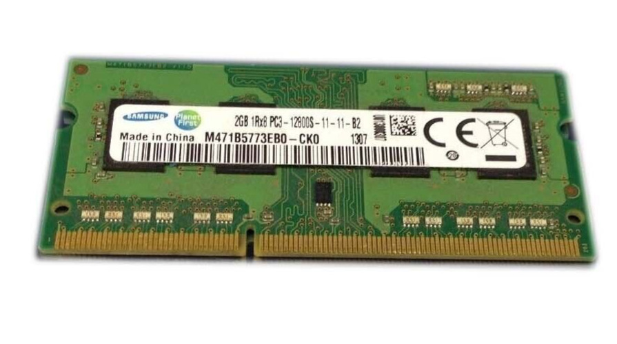 Laptop Memory 2GB 1RX8 PC3 RAM 12800s 11-11-B2 For Samsung M471B1G73BH0-CK0