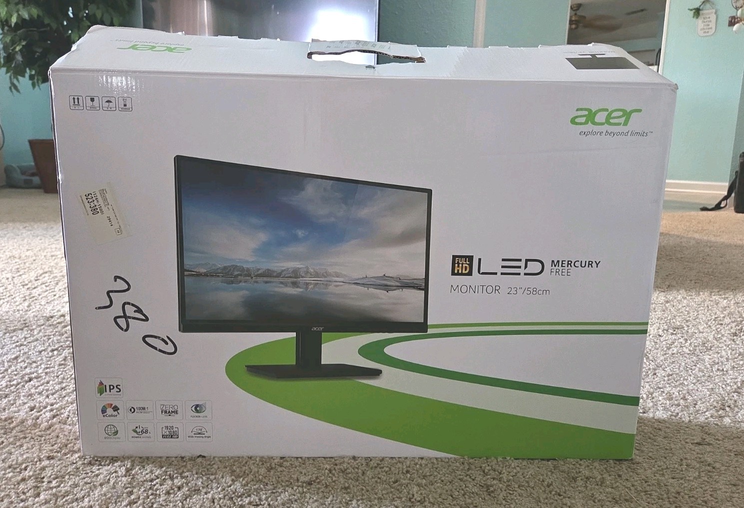 Acer H236HL 23-Inch Widescreen LCD Monitor Full HD 1080p LED Backlight