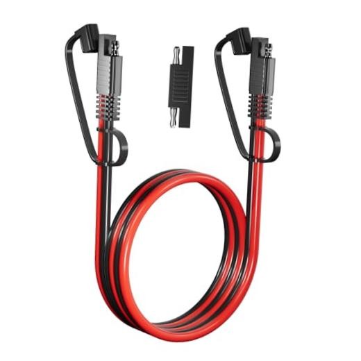 BERLAT 16AWG SAE Extension Cord - DC Power Automotive Extension Cable for 3.3FT