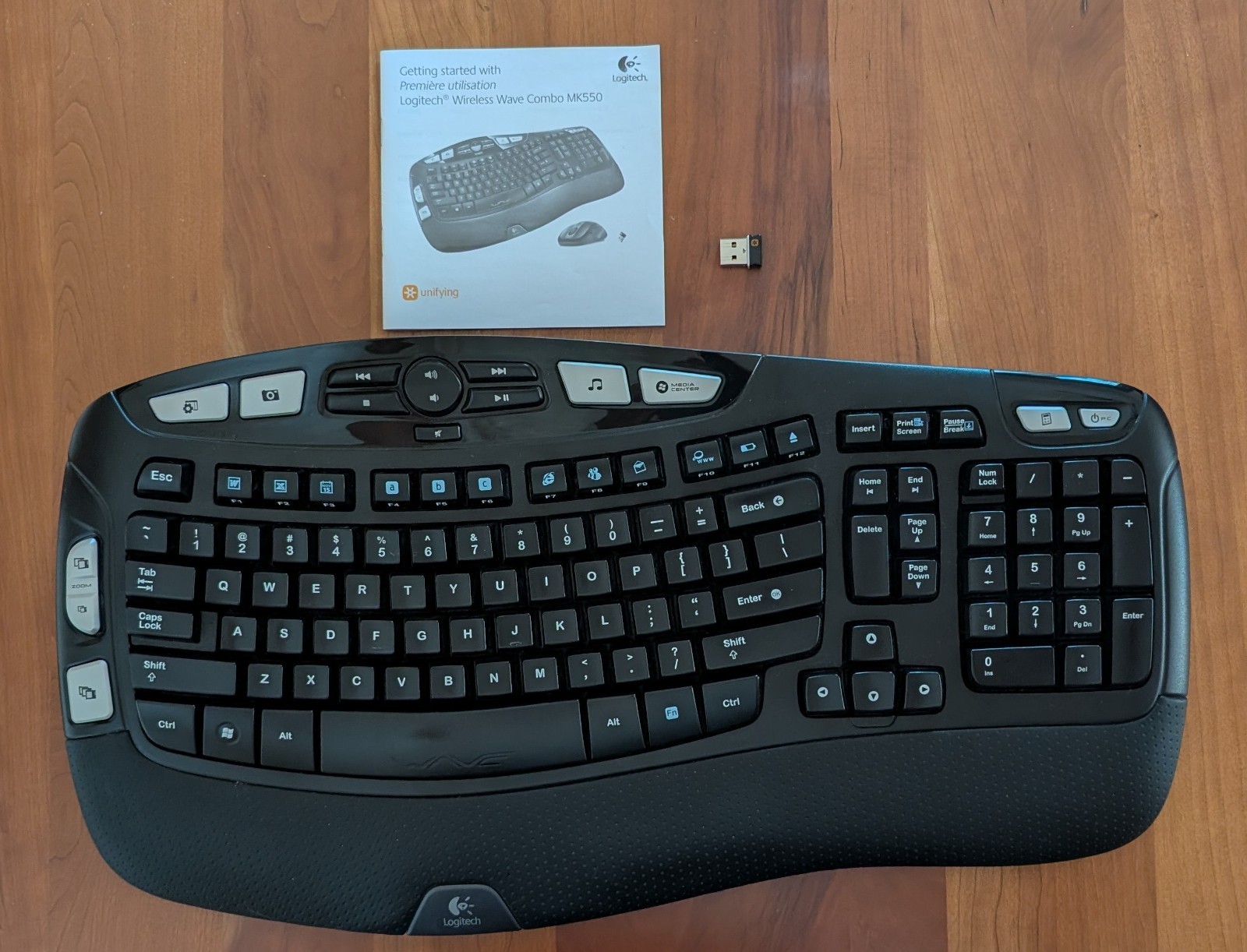 Logitech K350 Wireless Comfort Wave Ergonomic Keyboard with Unifying USB, Tested