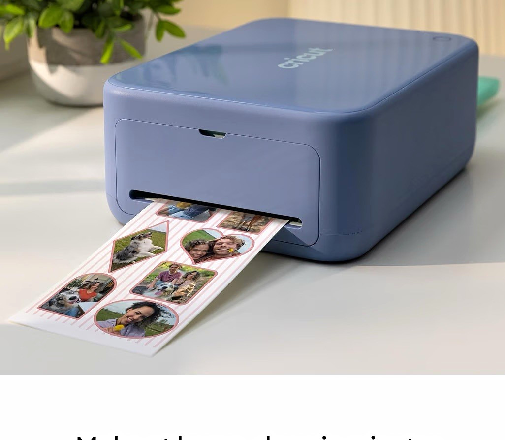 Cricut Mobile Thermal Color Printer for 4x6 and 4x7 Photo Paper