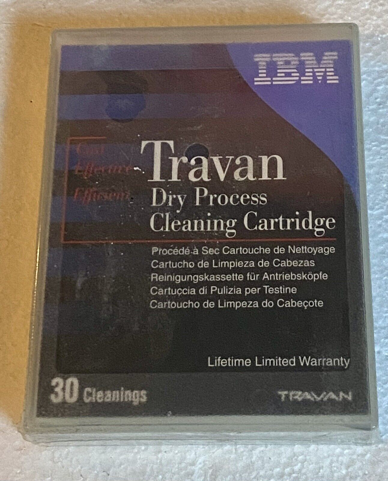 IBM Travan Dry Process Cleaning Cartridge P19P4881 ITL 4000 - NEW SEALED