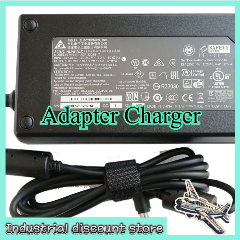 Adapter Charger Delta 19.5V 11.8A 230W AC For ADATA XPG Xenia 15 Power Supply