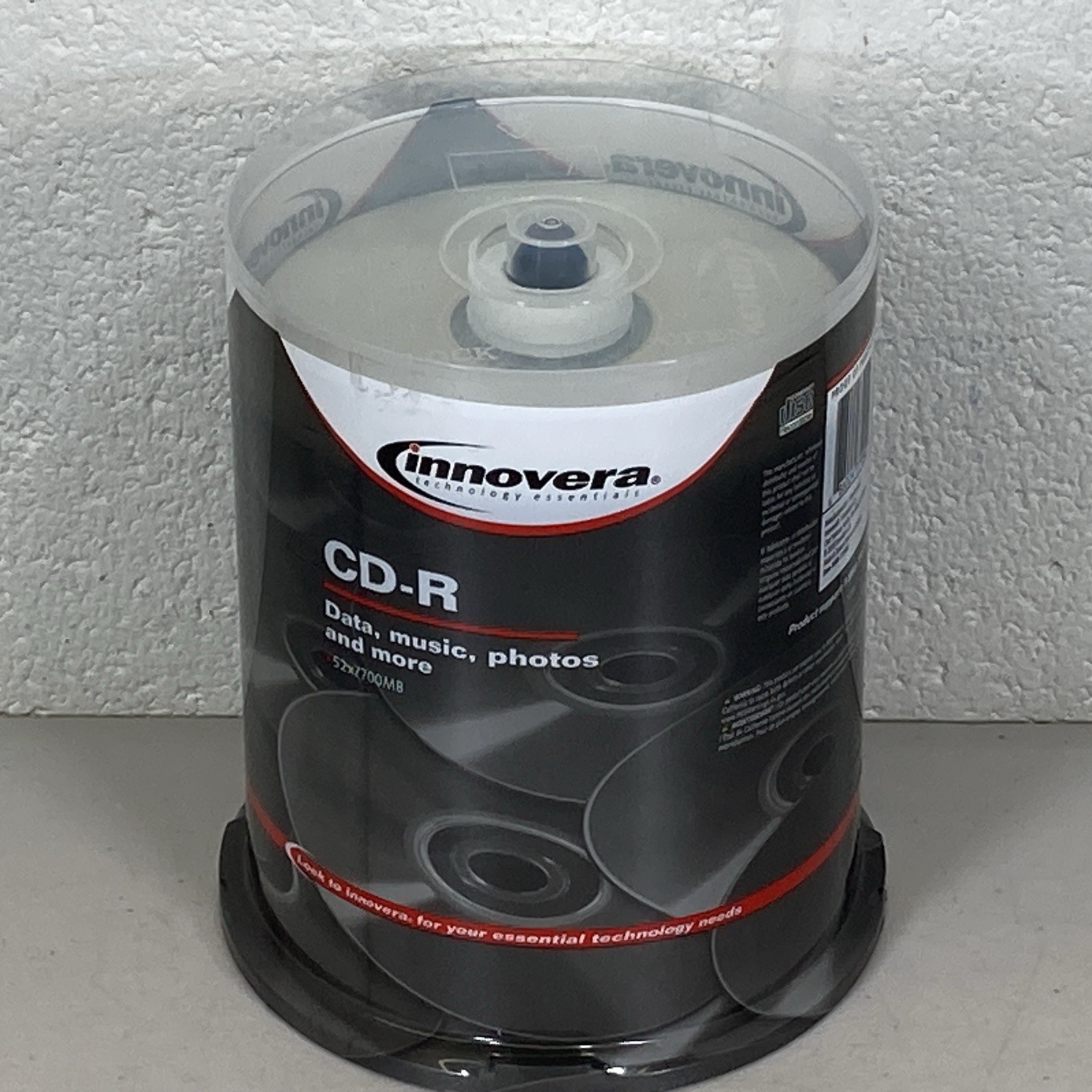 Innovera DVD+R Discs 52x 80 Min /700 MB 100 Pack IVR-77990 New Sealed 