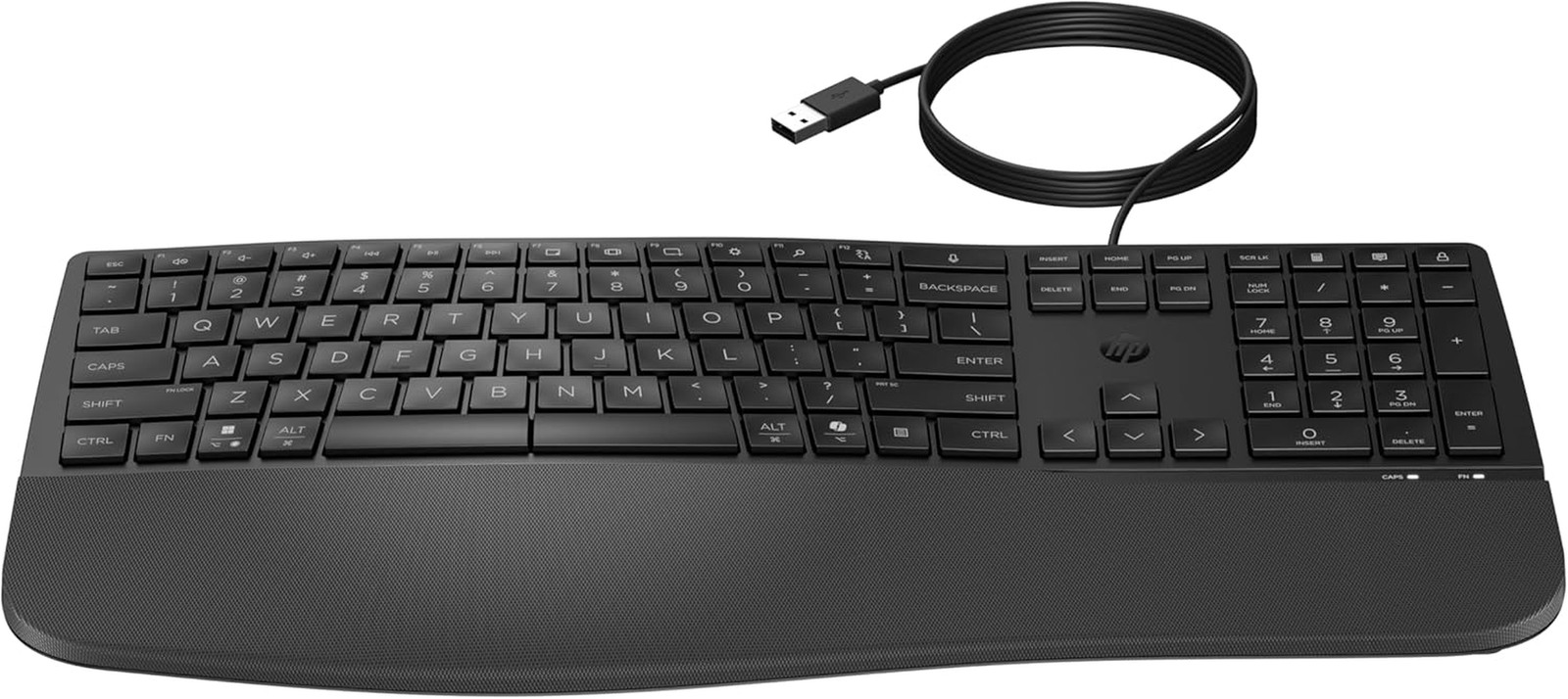 480 Comfort Wired Keyboard - Plug & Play Keyboard, Connect to PC or Laptop with 