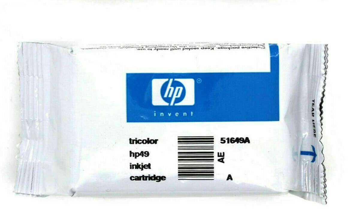 Genuine Original HP 49 51649A Tricolor color Ink cartridge Deskjet Printer OEM 