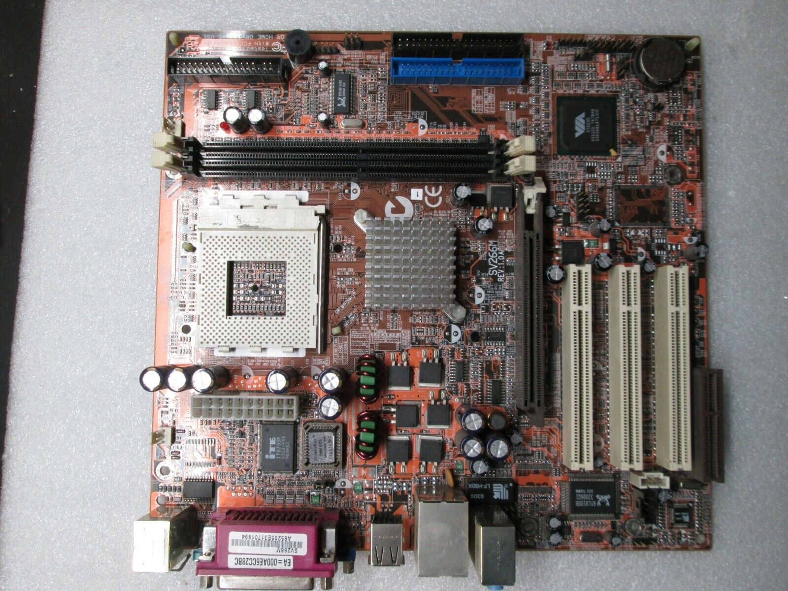 Syntax SV266M AMD mATX  Socket A(462) motherboard VGA PCI IDE USB LAN
