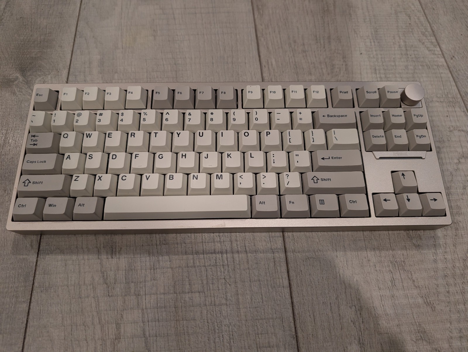 EPOMAKER P87 TKL Wireless Gaming Keyboard Aluminum - DAMAGED, FOR PARTS