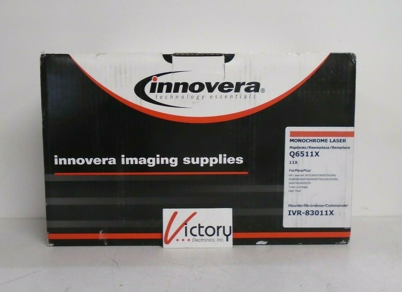 NIOB SEALED Innovera Remanufactured Q6511X Toner Cartridge | IVR-83011X Black   