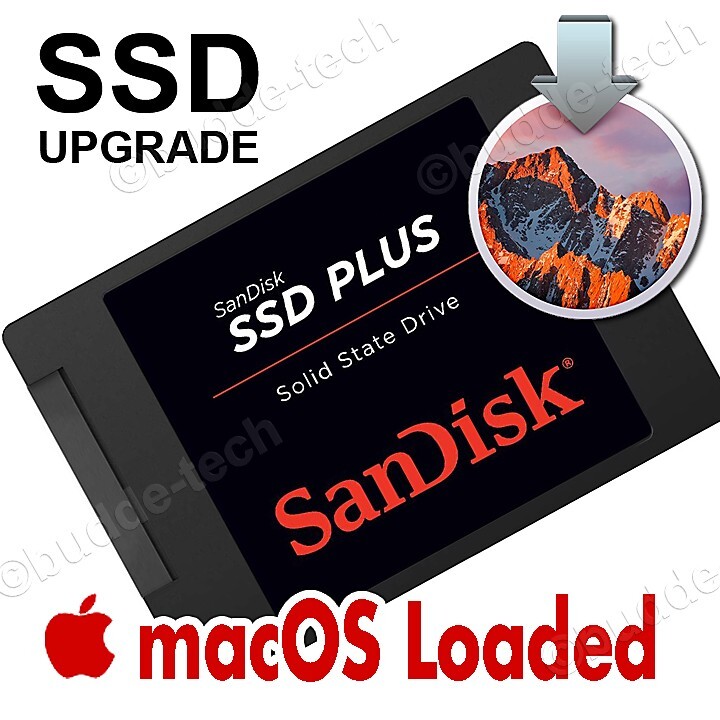 250GB SSD 2.5” - Macbook Pro 2010 2011 2012 High Sierra 10.13 solid state drive