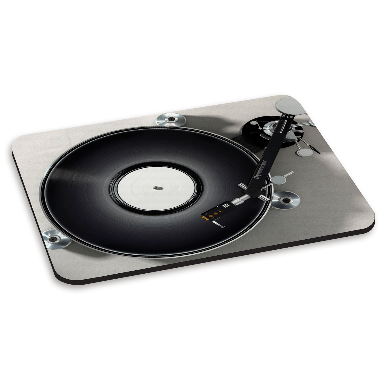 TURNTABLE RECORD PLAYER SILVER #4 DJ Mixer Vinyl Funny PC Computer Mouse Mat Pad
