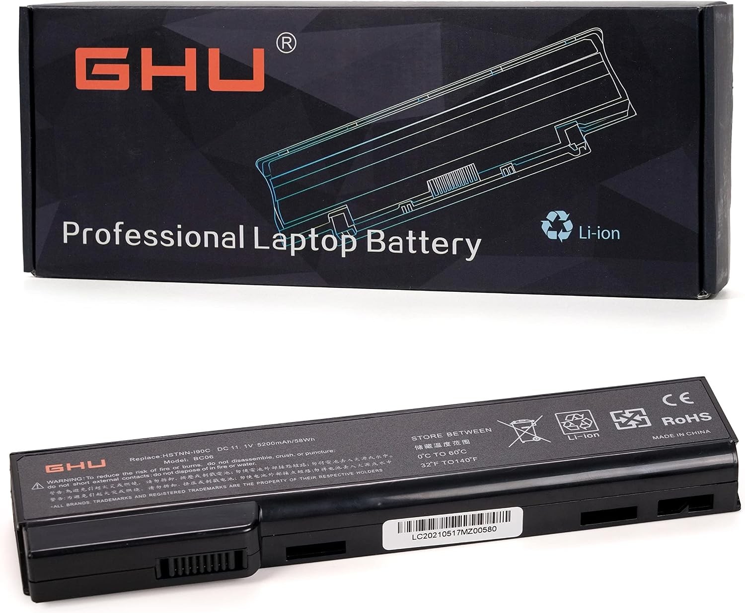 New Laptop Battery 58 WH Replacement for CC06 CC06xl QK642AA 628666 001 628668