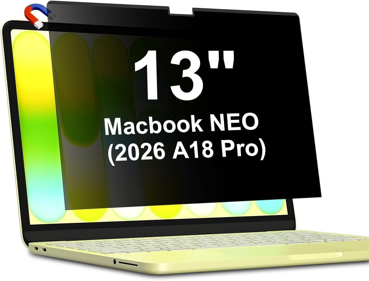 Neo 13 Inch Magnetic Privacy Screen Protector for MacBook Neo 13 Inch (A18 Pro)
