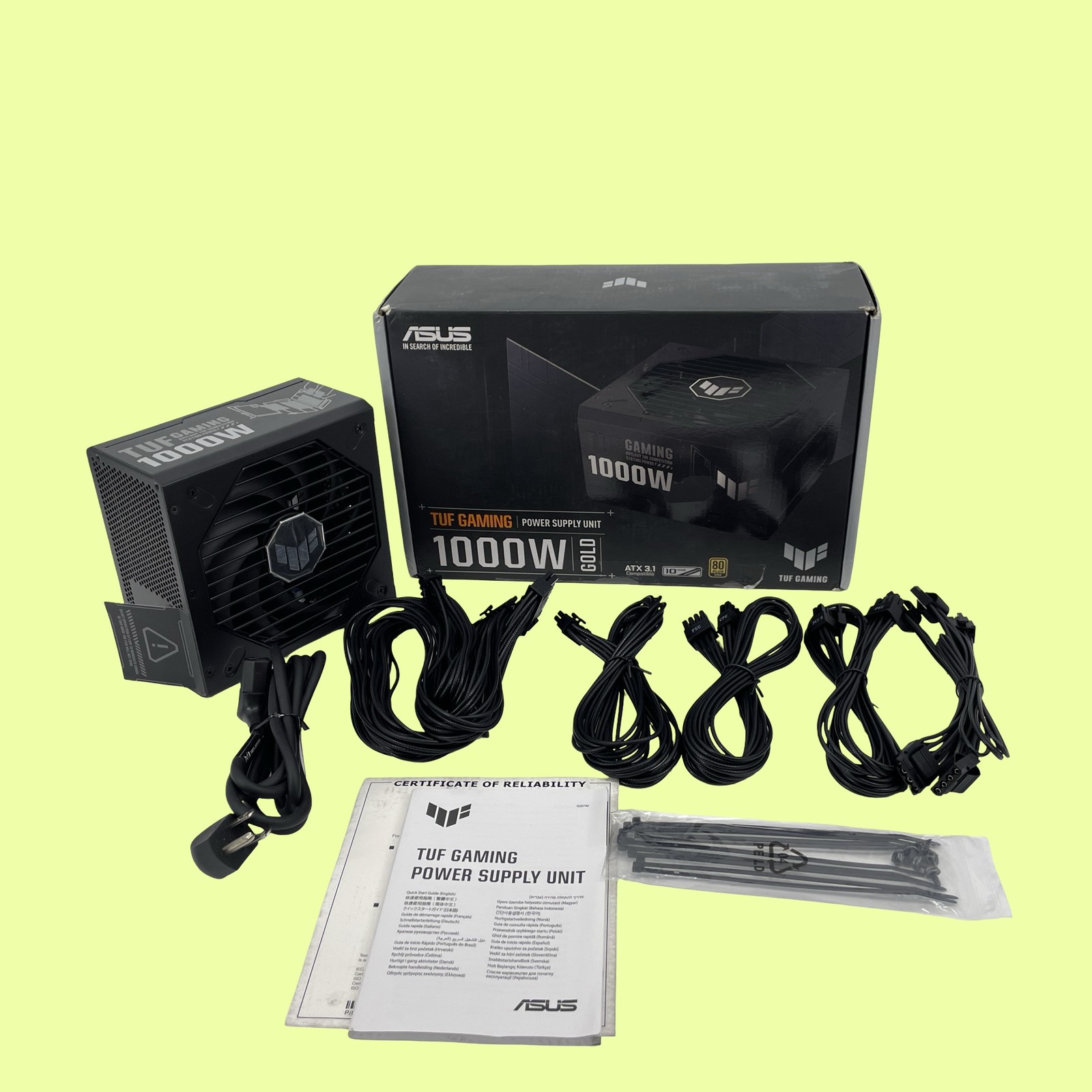 ASUS TUF Gaming 1000W 80Plus Gold ATX Fully Modular Power Supply #MP6485