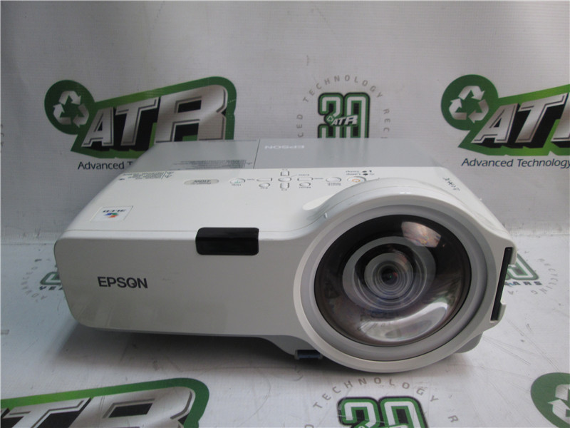 Epson PowerLite 410W Short Throw Projector WXGA 2000 Lumens Used Fair Condition