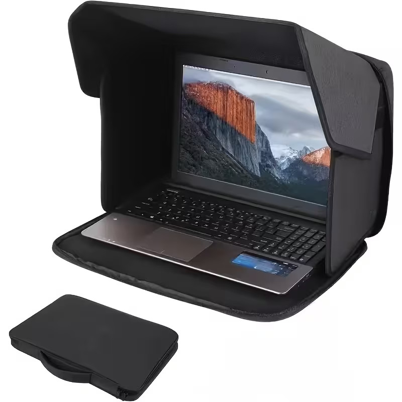 Portable Laptop Sun Shade - Protects 16'' Laptops from Glare and Overheating