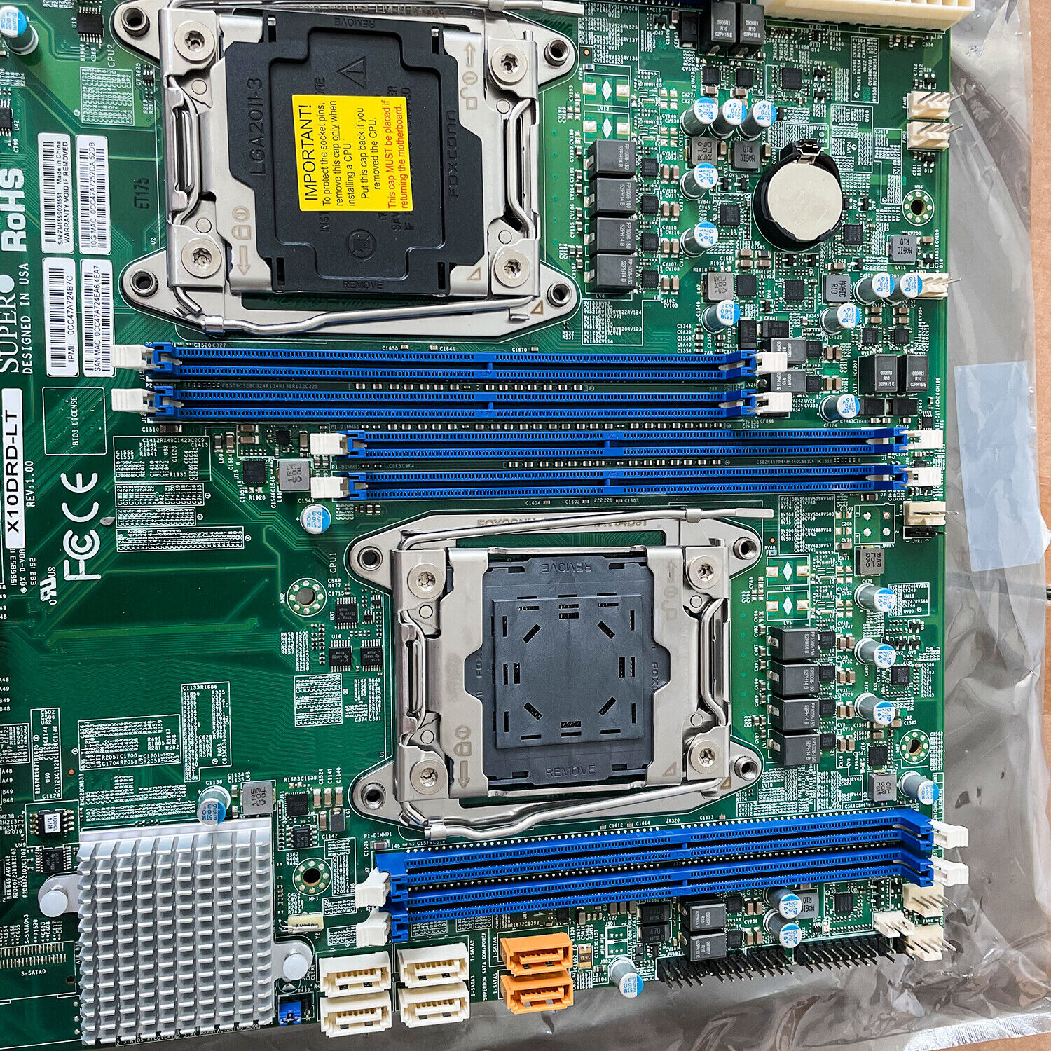 Supermicro X10DRD-LT Motherboard E-ATX Dual Socket R3 LGA 2011