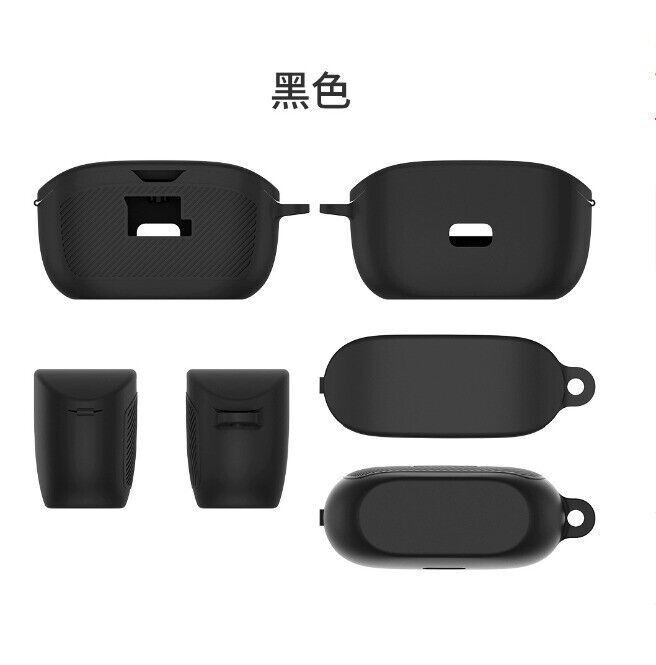 Silicone Protective Case Storage Case Hanging Bag For JBL Vibe Buds BT Earphone