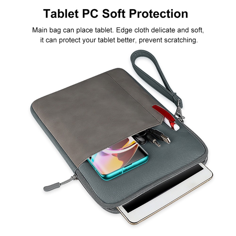 7.9-10.8 Inch Tablet Bag Padded Shockproof Tablet Sleeve Case With Front Pocket