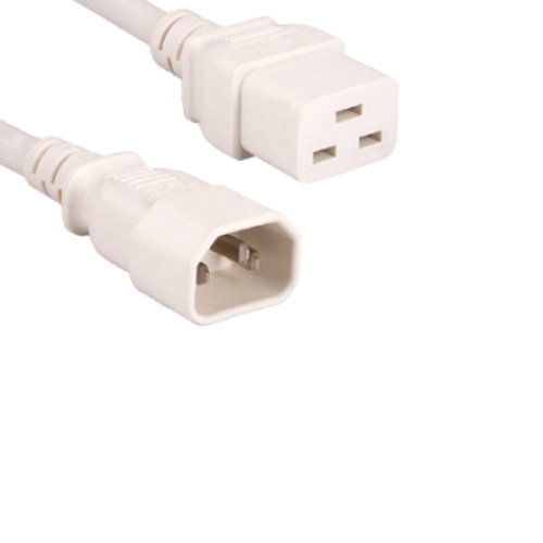 8' WHT Power Cable for HP HPE Aruba 6400 R0X36A Network Switches JumperCord PDU