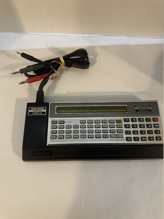 Radio Shack TRS-80 Pocket Computer 26-3501 w/ 26-3503 Cassette Interface