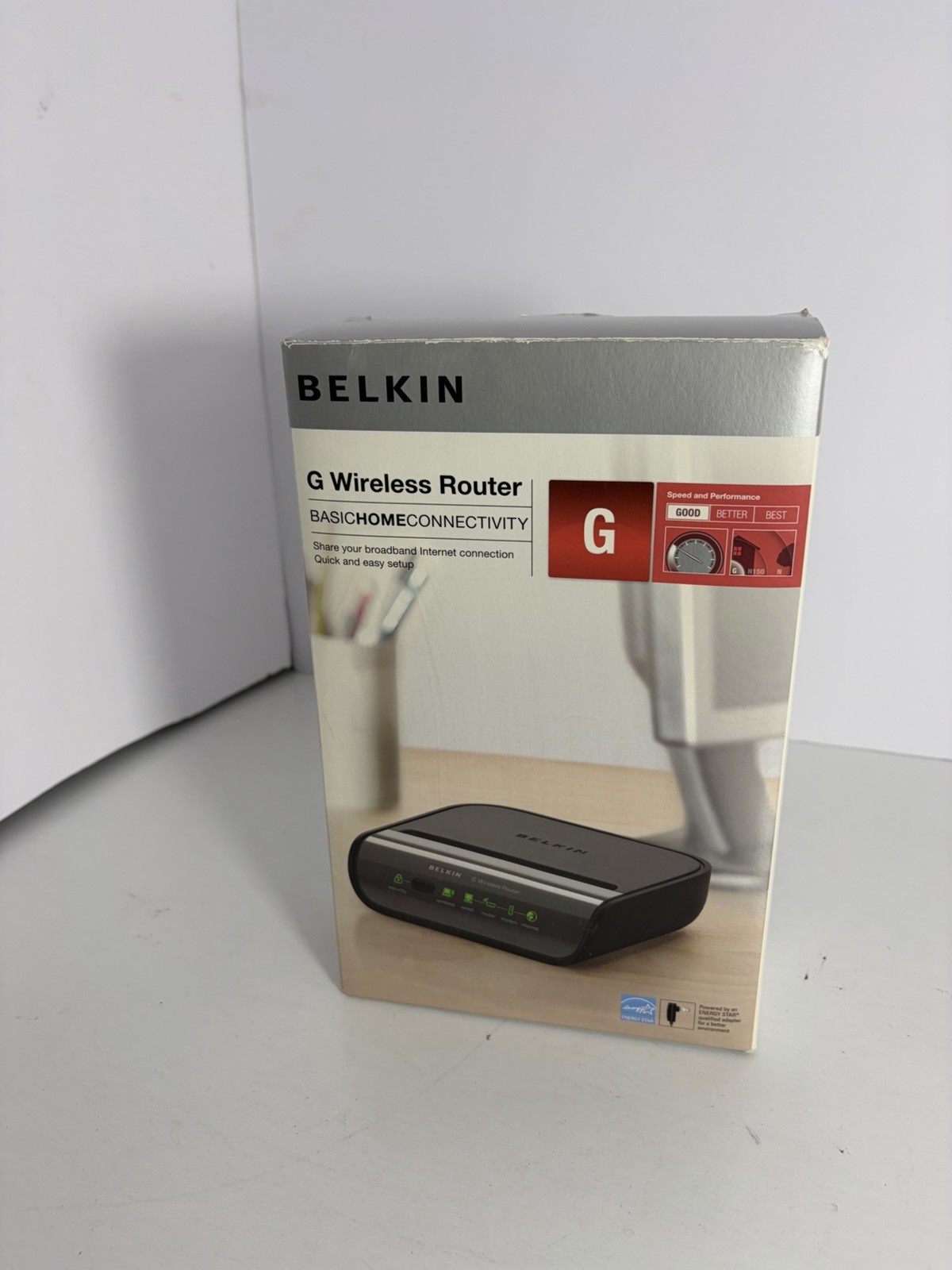 Belkin G Wireless Router (F5D7234-4) Basic Home Connectivity - Open Box