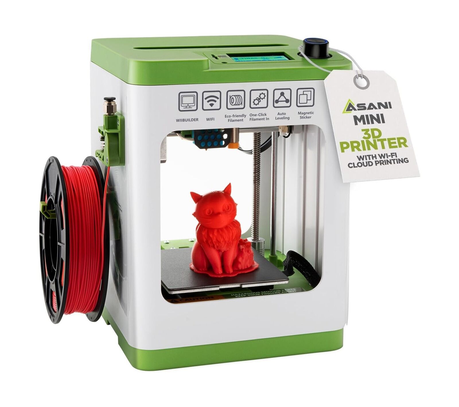 Fully Assembled Mini 3D Printer for Kids and Beginners - Complete Starter Kit...