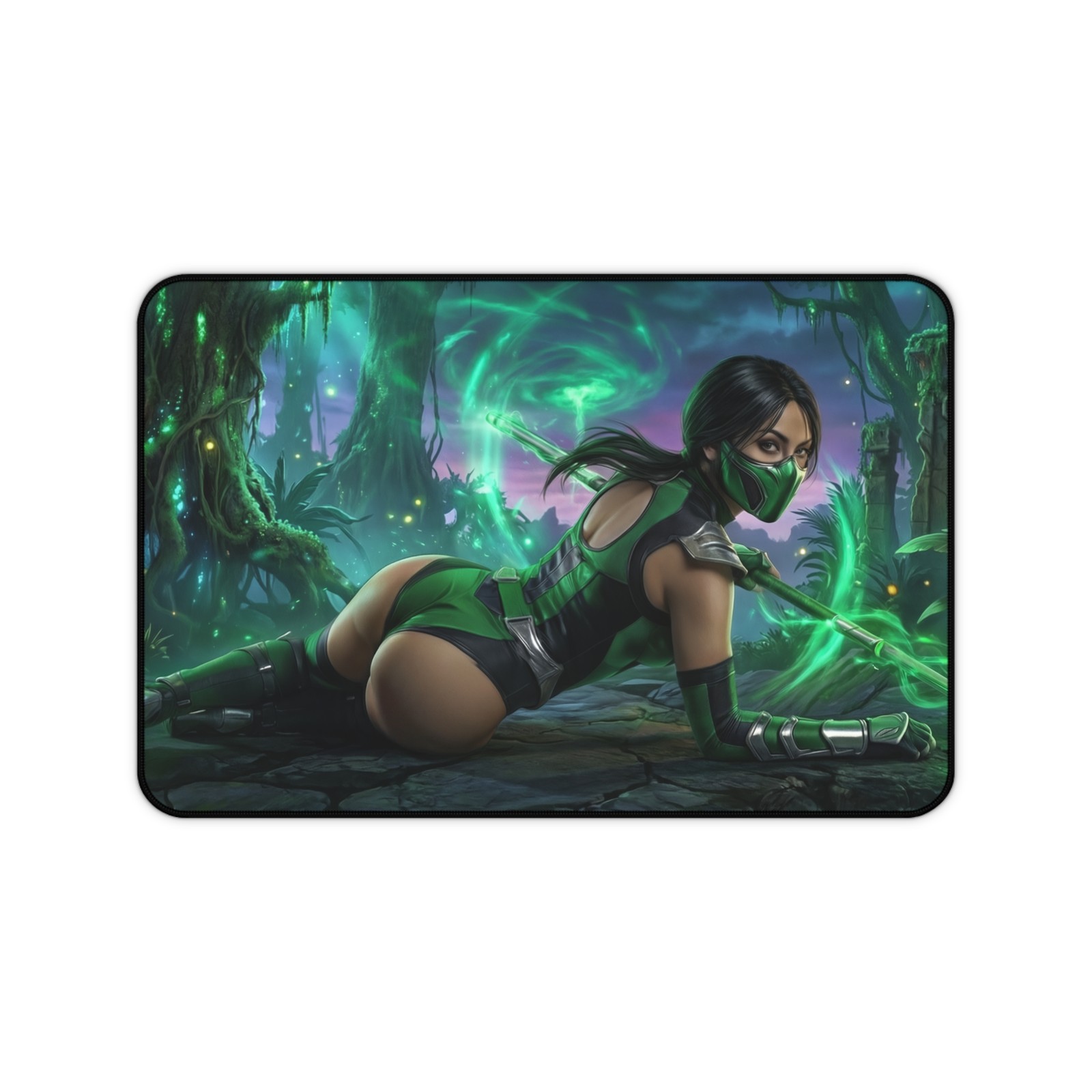 Jade Mouse Pad, Mortal Kombat Desk Mat, Gamer Gift