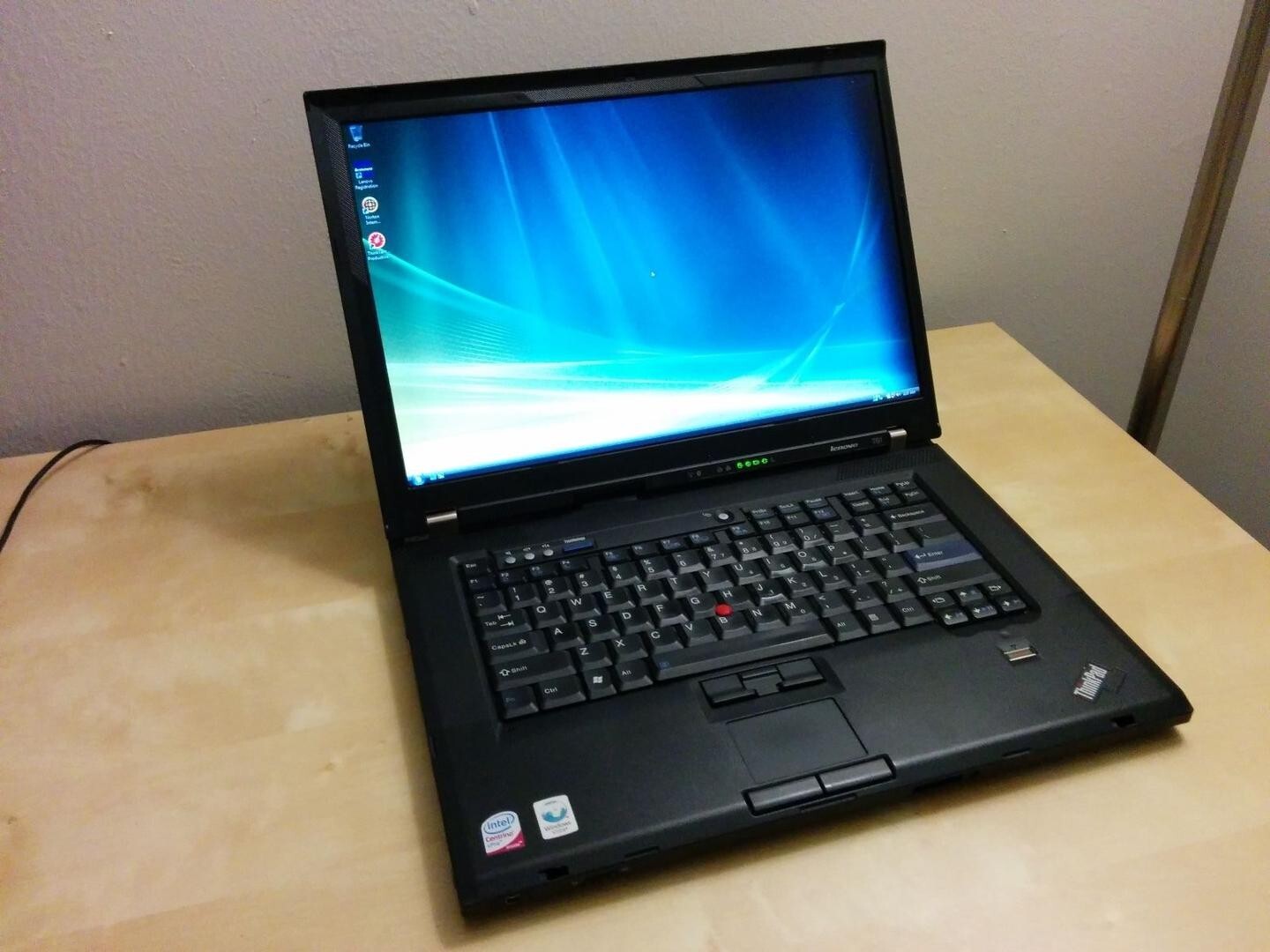 Lenovo Thinkpad T61 Laptop 32bit XP Office2010 3GB GdBatWkGr8 1