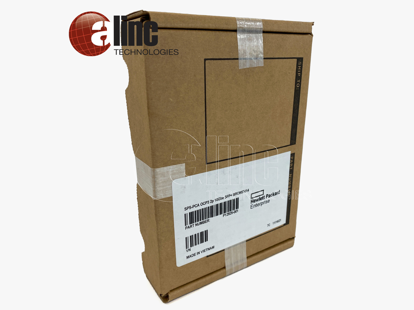 New - P12925-001 - HPE ETHERNET 10GB 2P 537SFP+ OCP3 OPT: P08440-B21