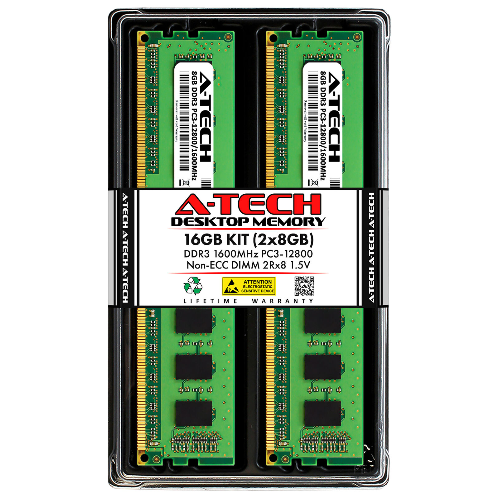 16GB 2x8GB PC3-12800U Dell XPS 8500 X8500-1059Bk Memory RAM