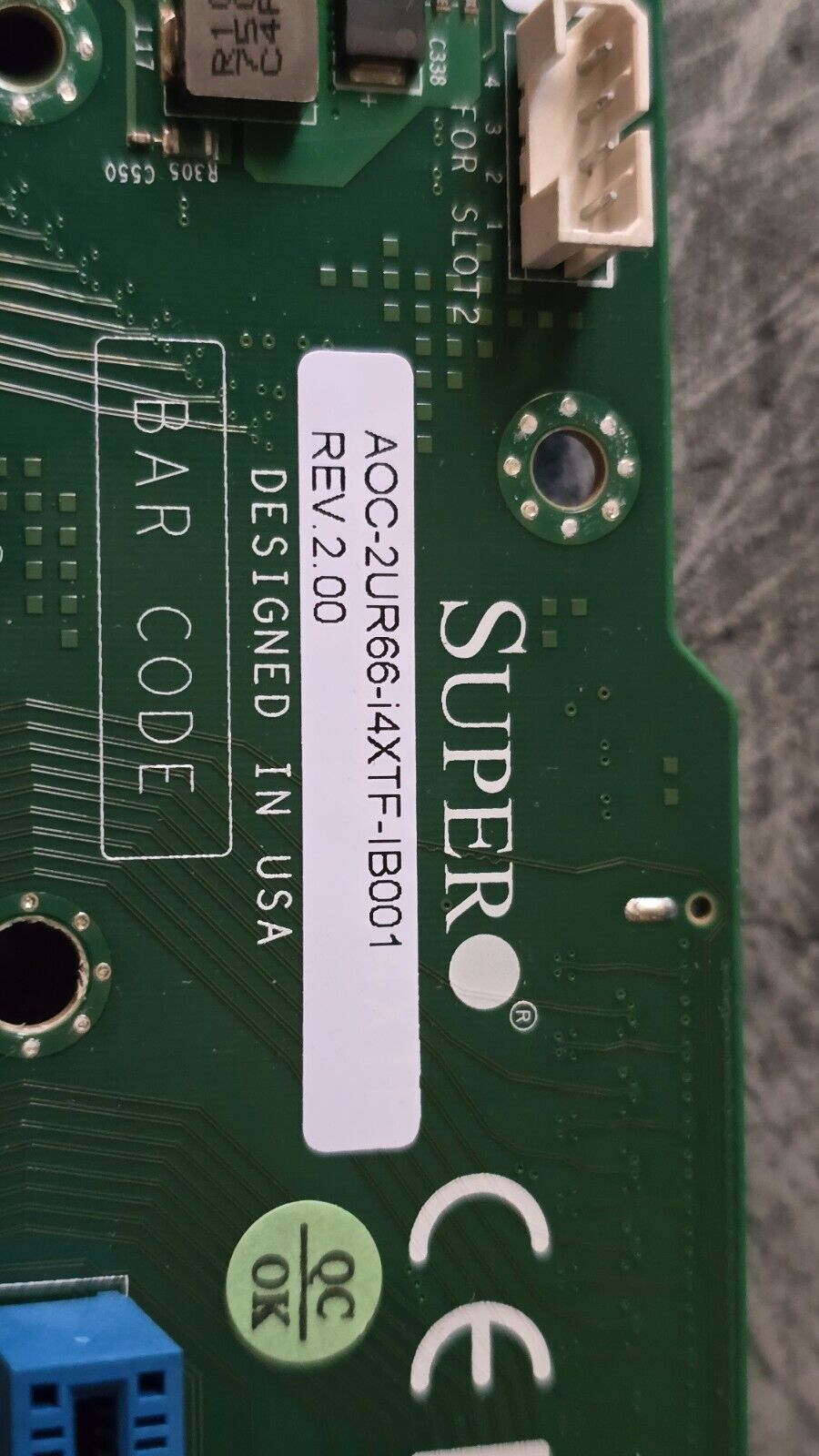 Supermicro AOC-2UR66-I4XTF - IB0014-port 10GBase-T and 2x 4.0 PCI-E x16