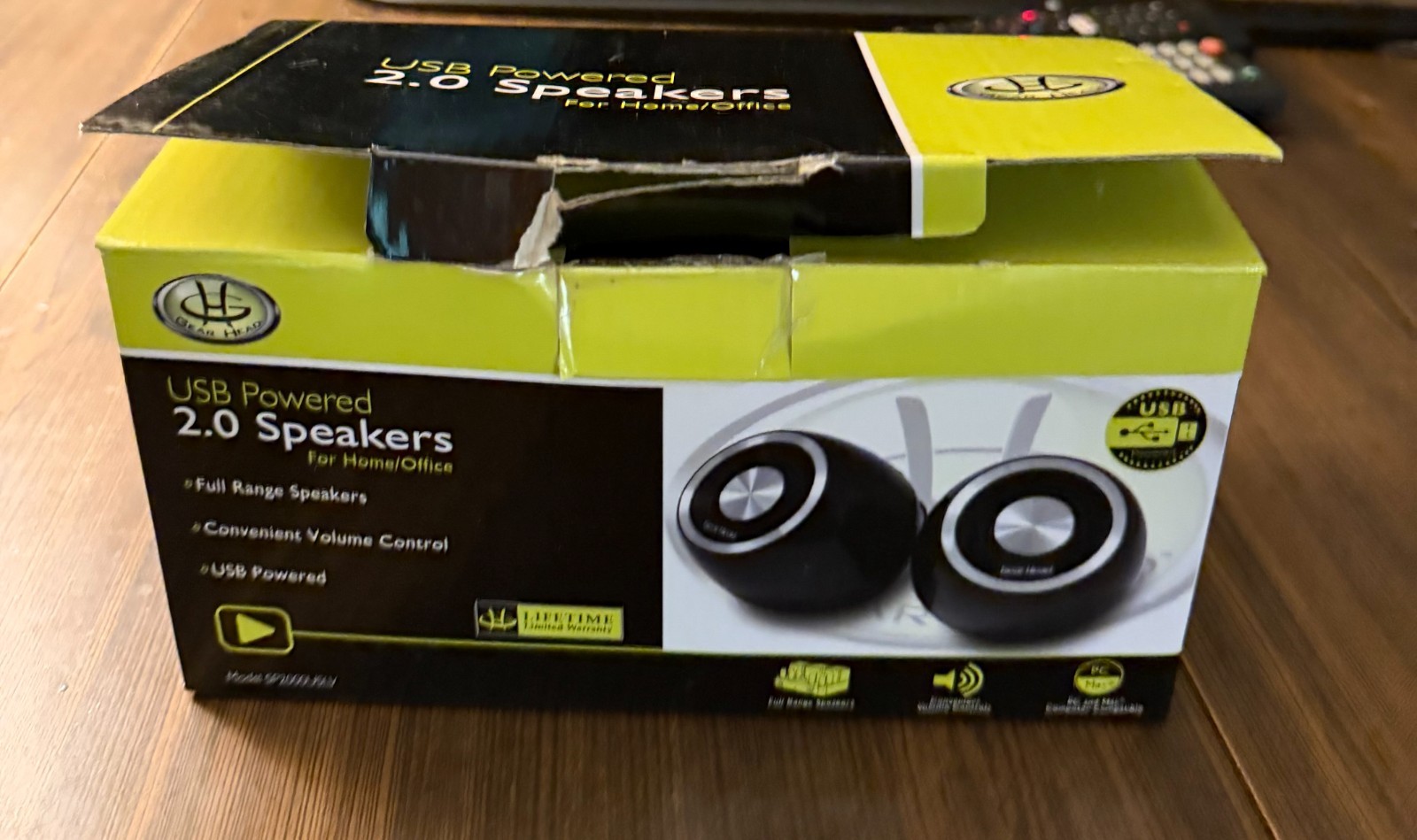 Gear Head USB Powered 2.0 Desktop Computer Speakers PC Mac SP1000SLV