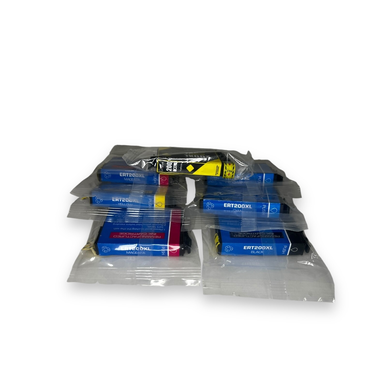 NEW Lot of 7 ERT200 XL Magenta, Yellow Ink Cartridges for Epson Printers