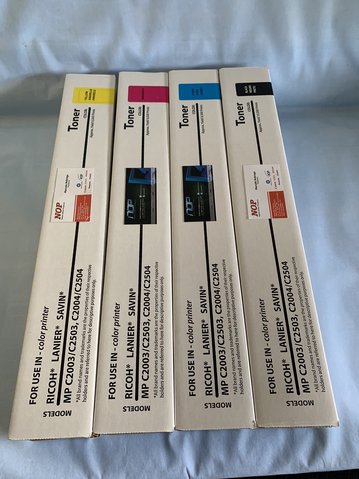 4 Toner Ricoh MP C2003 MP C2503 MPC2003 MPC2503 MP C2504  841918 841921 841920,