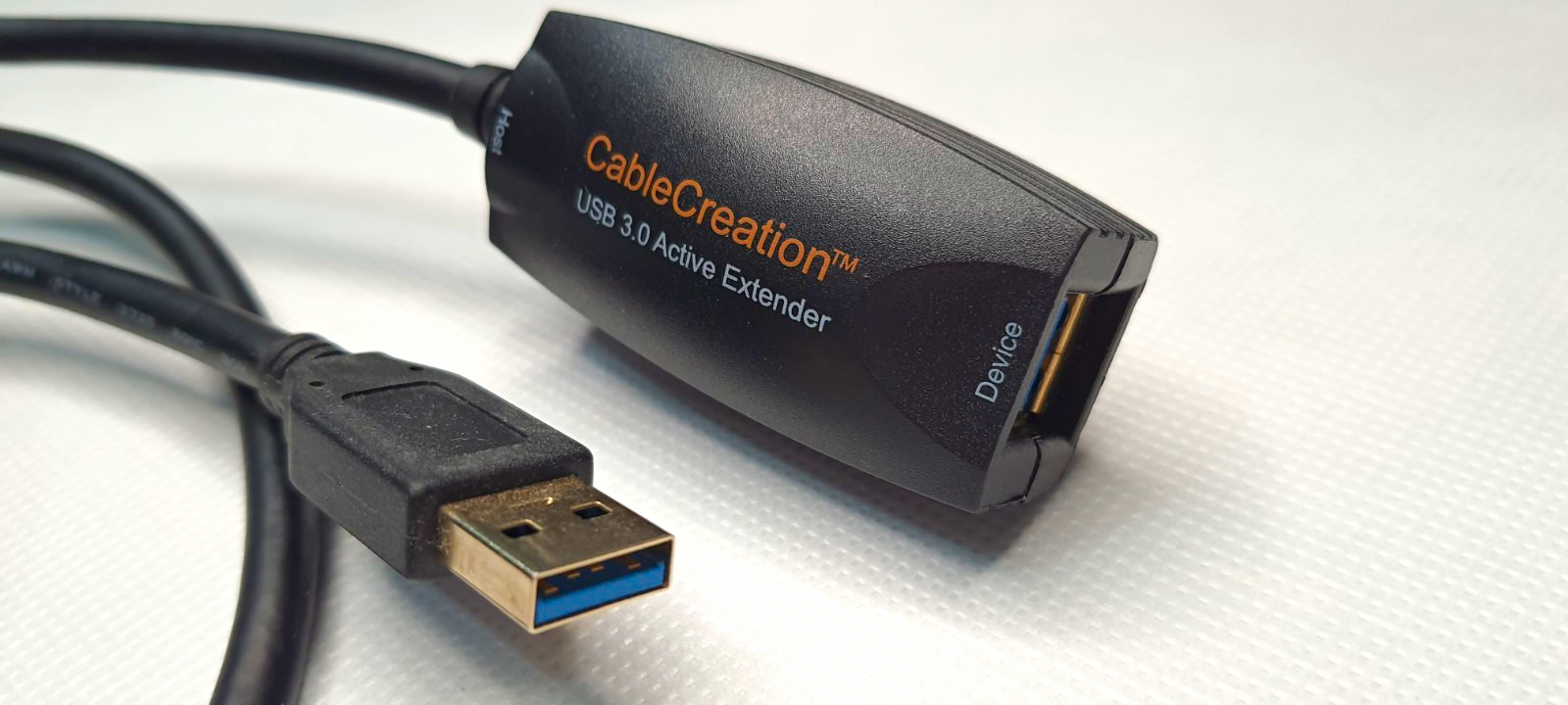 CableCreation USB 3.0 Active Extender 15ft. USB-A Male to Female Cable Black