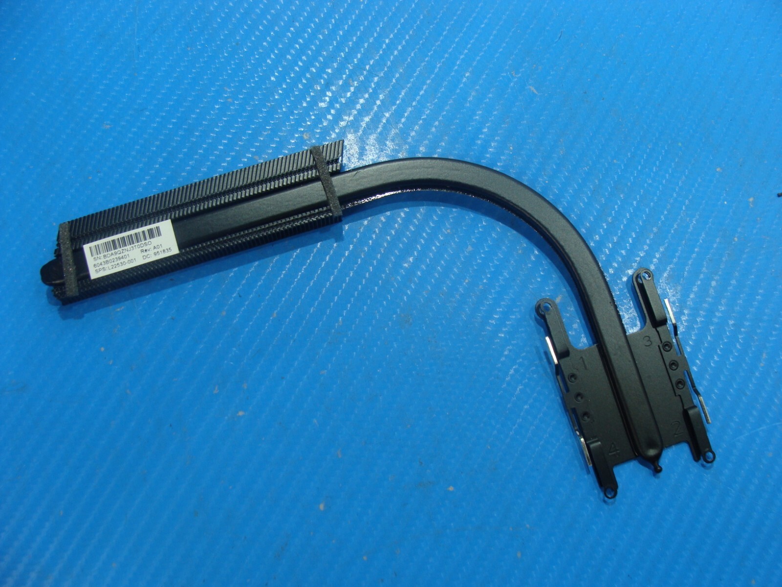 HP 17-by0061st 17.3" Genuine Laptop CPU Cooling Heatsink L22530-001 6043B0239401