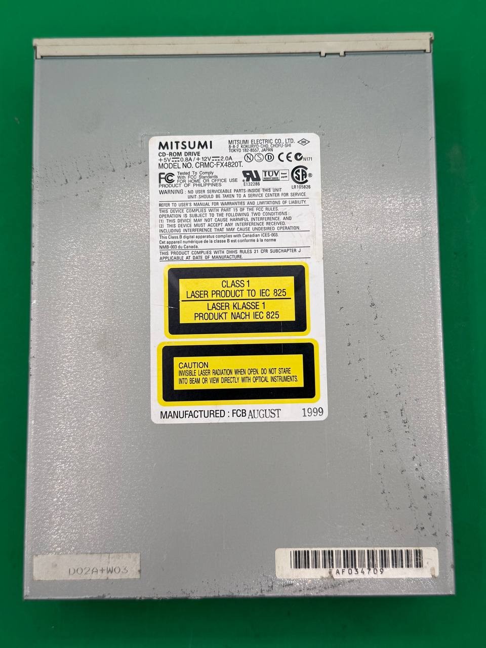 Mitsumi CRMC-FX4820T 48X Internal IDE CD-ROM Drive 5.25 Beige TC