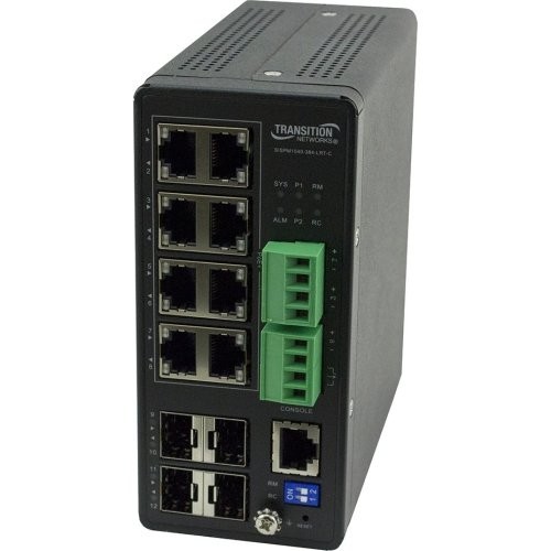 Milan Technology SISPM1040384LRTC Managed Hardened PoE+ Switch