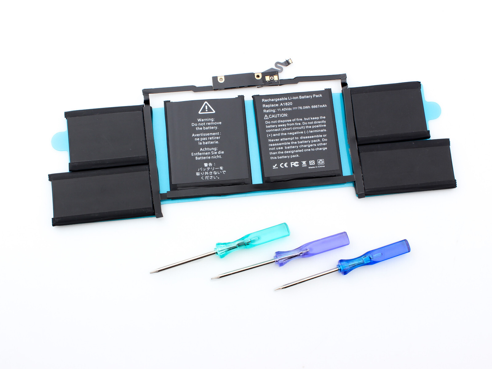 A1820 Battery For Late 2016 Mid 2017 MacBook Pro 15" Touch Bar A1707 MLH42LL/A