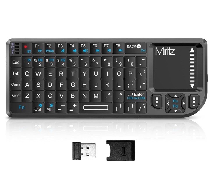 Ewin® Mini Keyboard Wireless 2.4GHz with Touchpad Ultra-compact mini Wireless