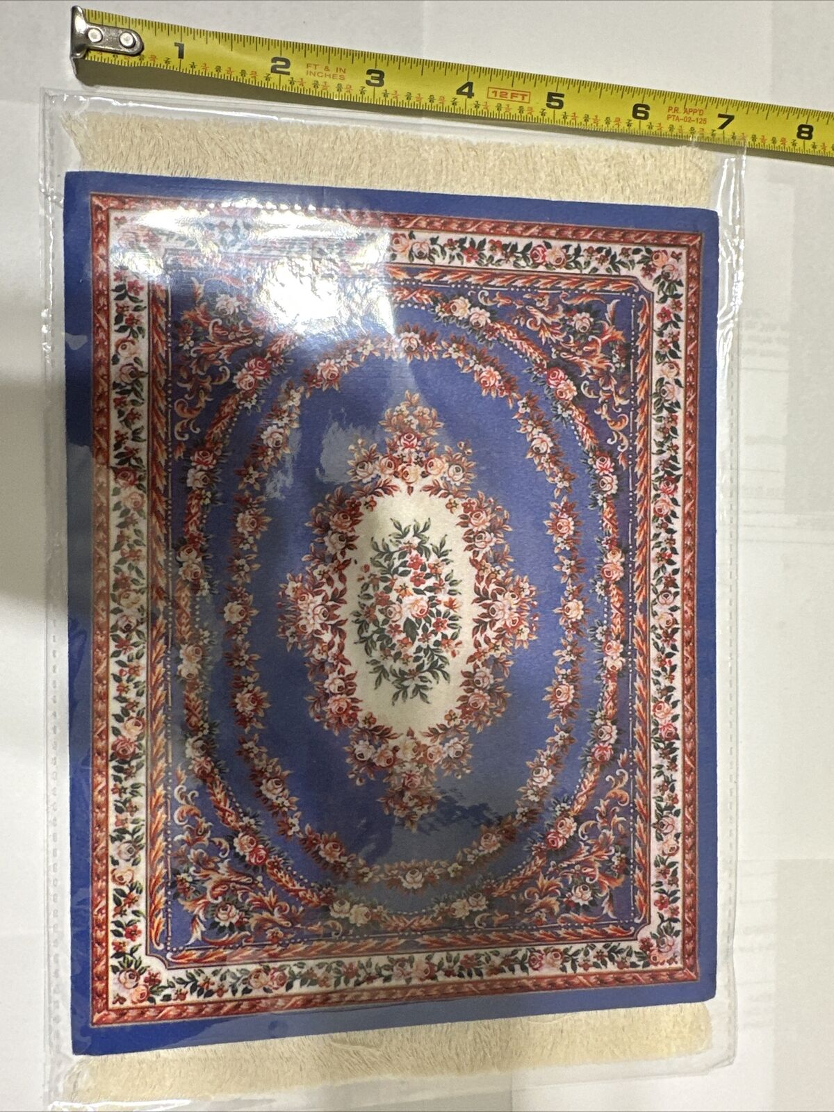 Mouse Pad Turkish Carpet Design Oval Blue