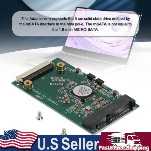 1.8 inch Mini mSATA PCI-E SSD HDD to 40pin ZIF CE Cable Adapter Card