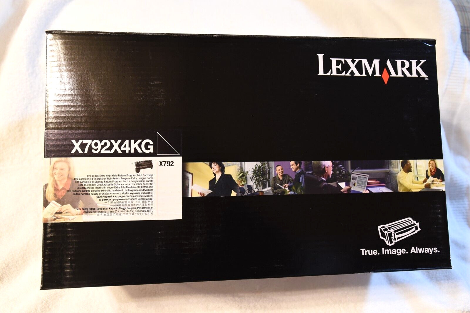 Genuine OEM Lexmark X792 Black Extra High Yield Print Cartridge Toner X792X4KG